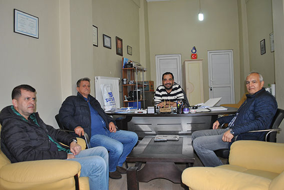 Başkan Adayı Dinçer gazetemizi ziyaret etti
