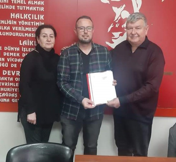 Cihan Murat Koçan, İl Genel Meclisi Üyeliği için dosya aldı