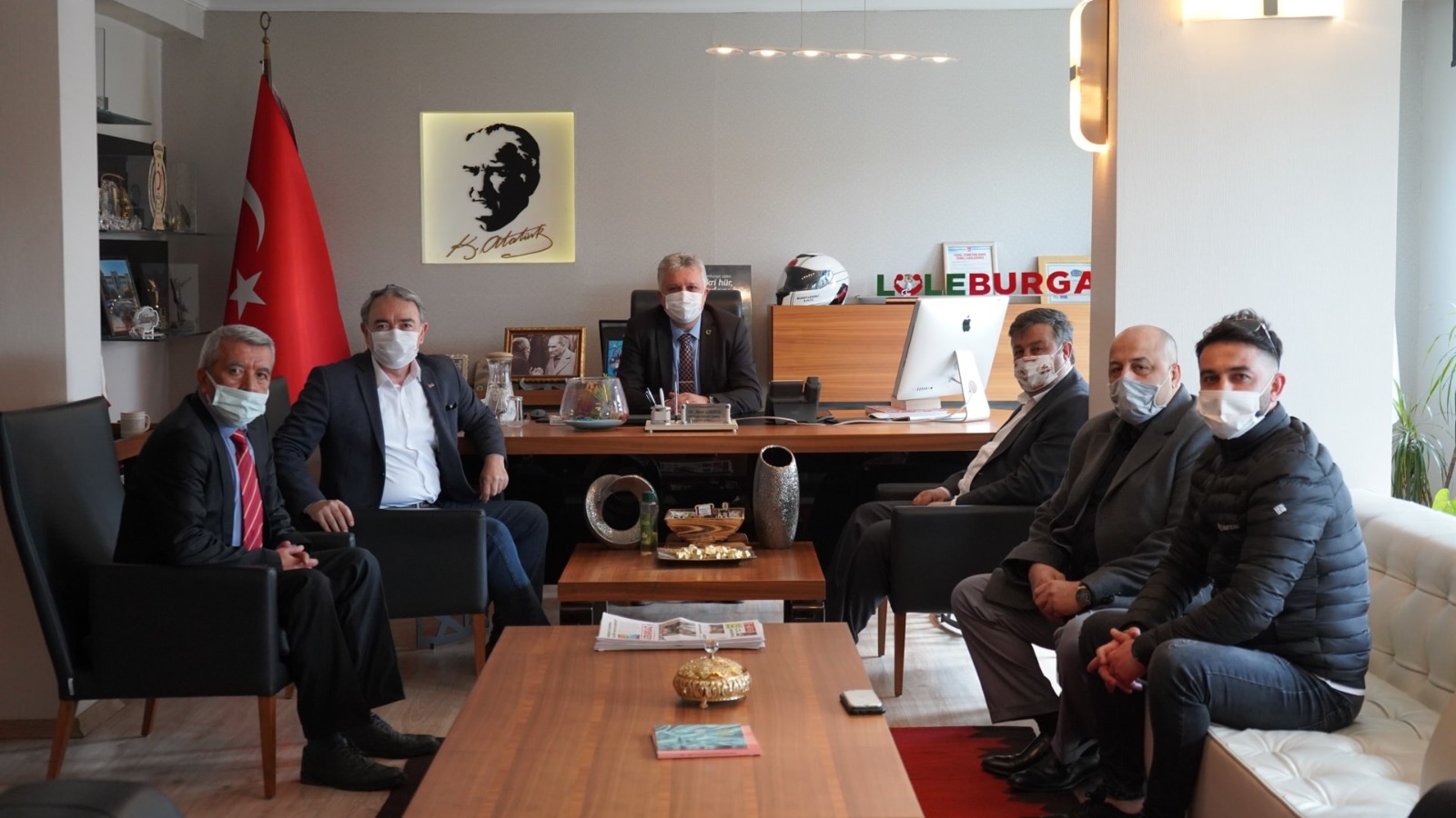 Lüleburgazspor’dan Başkan Gerenli’ye ziyaret 