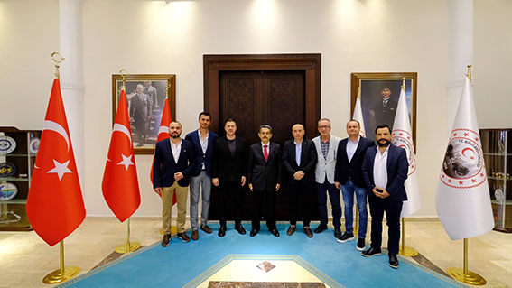 Kırklarelispor Başkanı Volkan Can’dan Kırklareli Valisi Ekici’ye ziyaret
