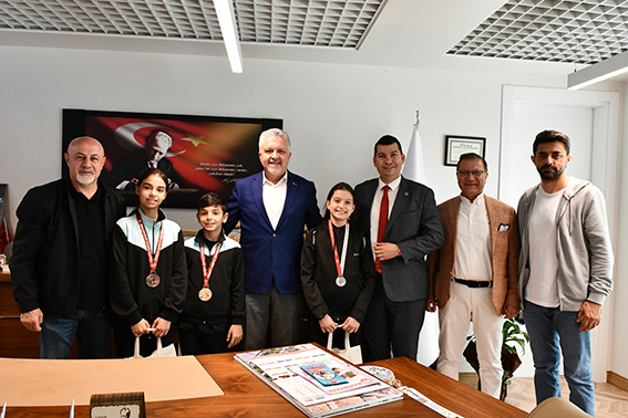 Şamiloğlu Spor Kulübü’nden Başkan Gerenli’ye ziyaret