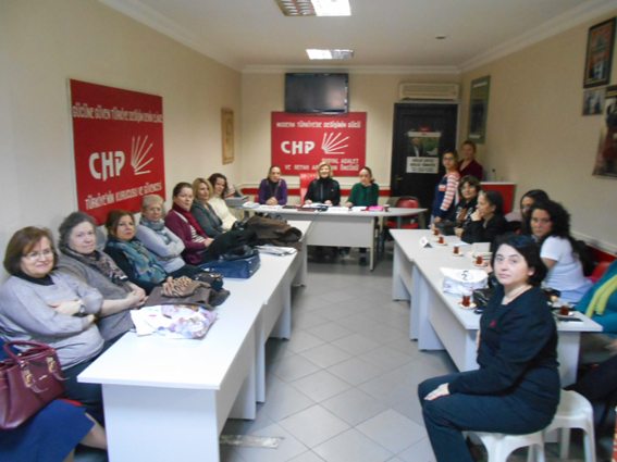 CHP’li kadınlar yeni yılı kutladı