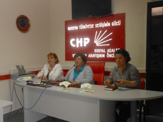 CHP’de Gülay Tülüş’lü toplantı