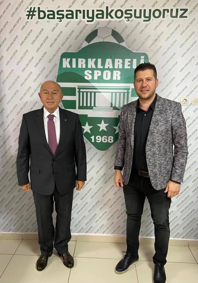 TFF Başkanı Özdemir, Kırklarelispor Kulübü'nü ziyaret etti