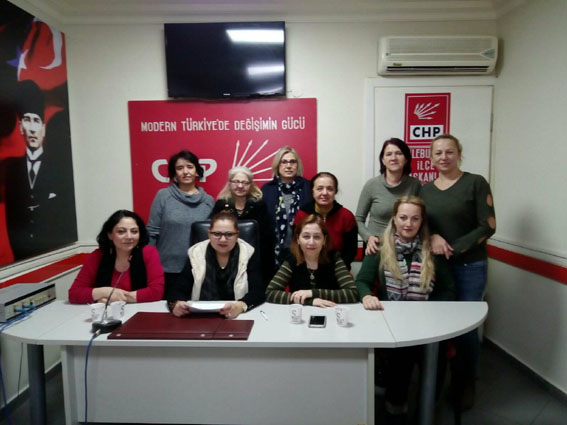 CHP İlçe Kadın Kolları ilk toplantısını yaptı