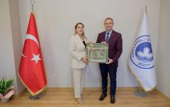 Başkan Bulut’tan Rektör Rengin Ak’a ziyaret