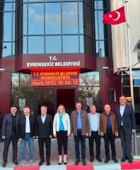 Çevre belediye başkanlarından Başkan Özbay’a ziyaret