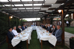 Kırklareli Valisi Bilgin, vali yardımcısı ve kaymakamlar ile vedalaştı