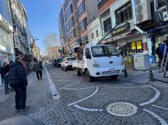 Lüleburgaz’ın çarşısı araç işgali altında