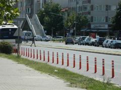 Murat Hüdavendigar Caddesinde delinatör uygulaması