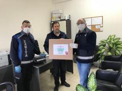 Ahmetbey Belediyesi maske üretimine başladı