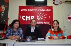 CHP’li kadınlar kadın hakları gününü kutladı