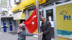 Lüleburgaz PTT Türk Bayrağını yeniledi