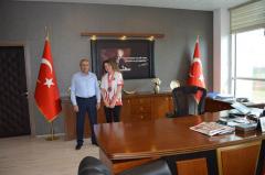 Türkiye birincisinden Kaymakam Kaya’ya ziyaret