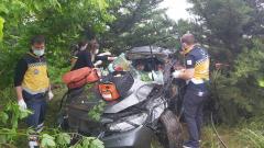 Lüleburgaz’da trafik kazası; 2 kişi ağır yaralandı
