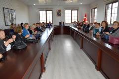 Türk Kadınlar Birliği Kaymakam Kaya’yı ziyaret etti