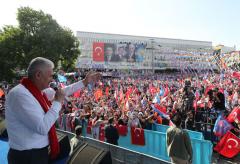 Başbakan Binali Yıldırım Lüleburgaz’da miting yaptı
