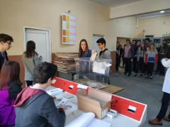 Kepirtepe’de öğrenci temsilcisi başkanlık seçimi