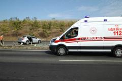 Çerkezköy’de  trafik kazası: 1 yaralı