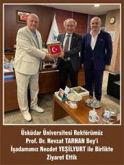 Köksal Öztürk’ten Üsküdar Üniversitesi’ne ziyaret