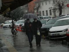 Lüleburgaz’da sağanak yağış