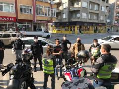 Kırklareli'nde polislere sürpriz yıl dönümü kutlaması