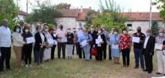 Babaeski Müsellim Köyü’nde Atatürk Gönüllüleri Kütüphanesi açıldı