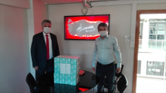 Lüleburgaz CHP’den Lüleburgaz Belediyesi’ne maske bağışı