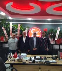 Ensar Vakfı’ndan MHP İlçe Başkanı Karataş’a ziyaret