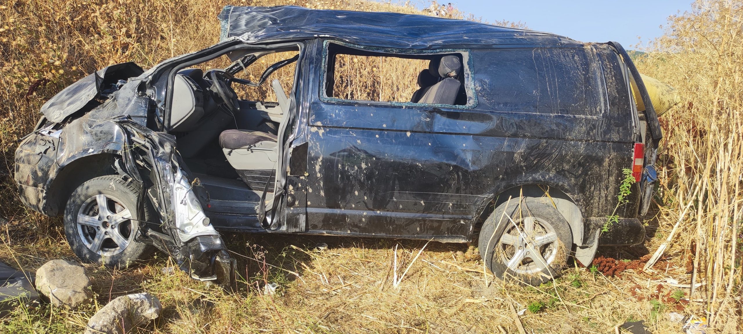 Kırklareli'nde panelvanın devrilmesi sonucu 1 kişi öldü, 6 kişi yaralandı