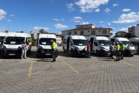 Kırklareli'nde okul servisi sürücüleri bilgilendirildi