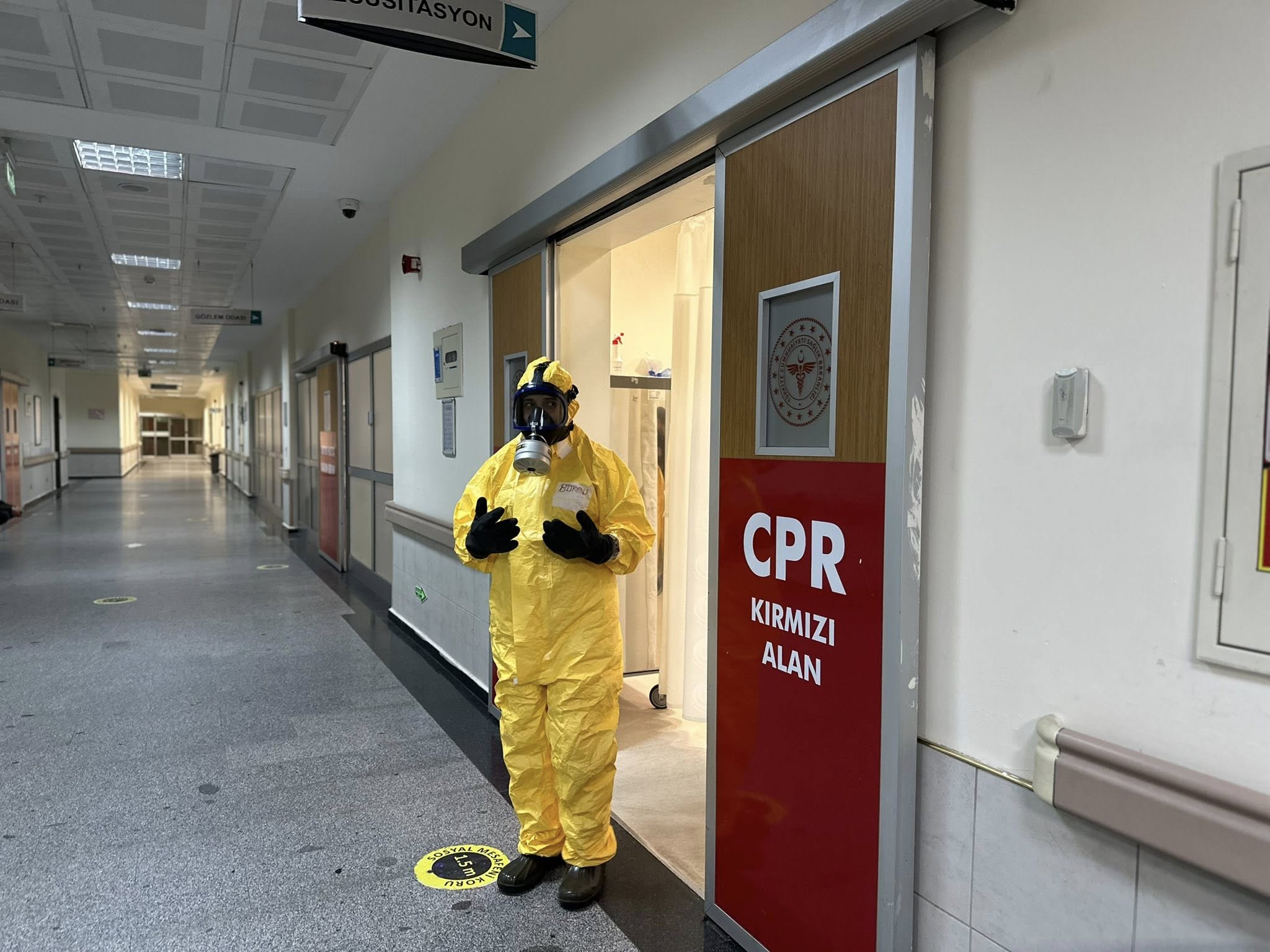 Kırklareli Eğitim ve Araştırma Hastanesinde KBRN tatbikatı yapıldı