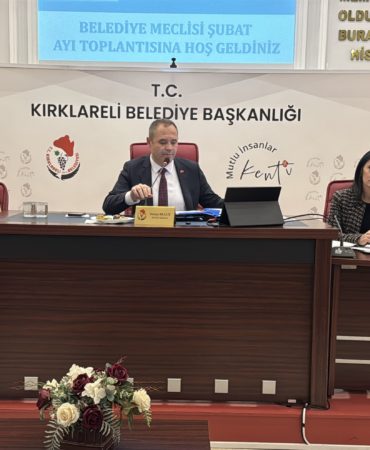 Kırklareli Belediye Meclisi toplantısı yapıldı