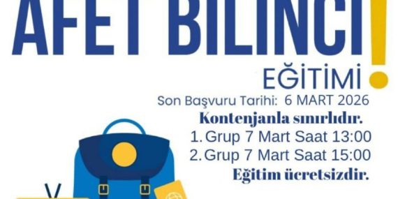 Lüleburgaz’da Öğrencilere Afet Bilinci Eğitimi