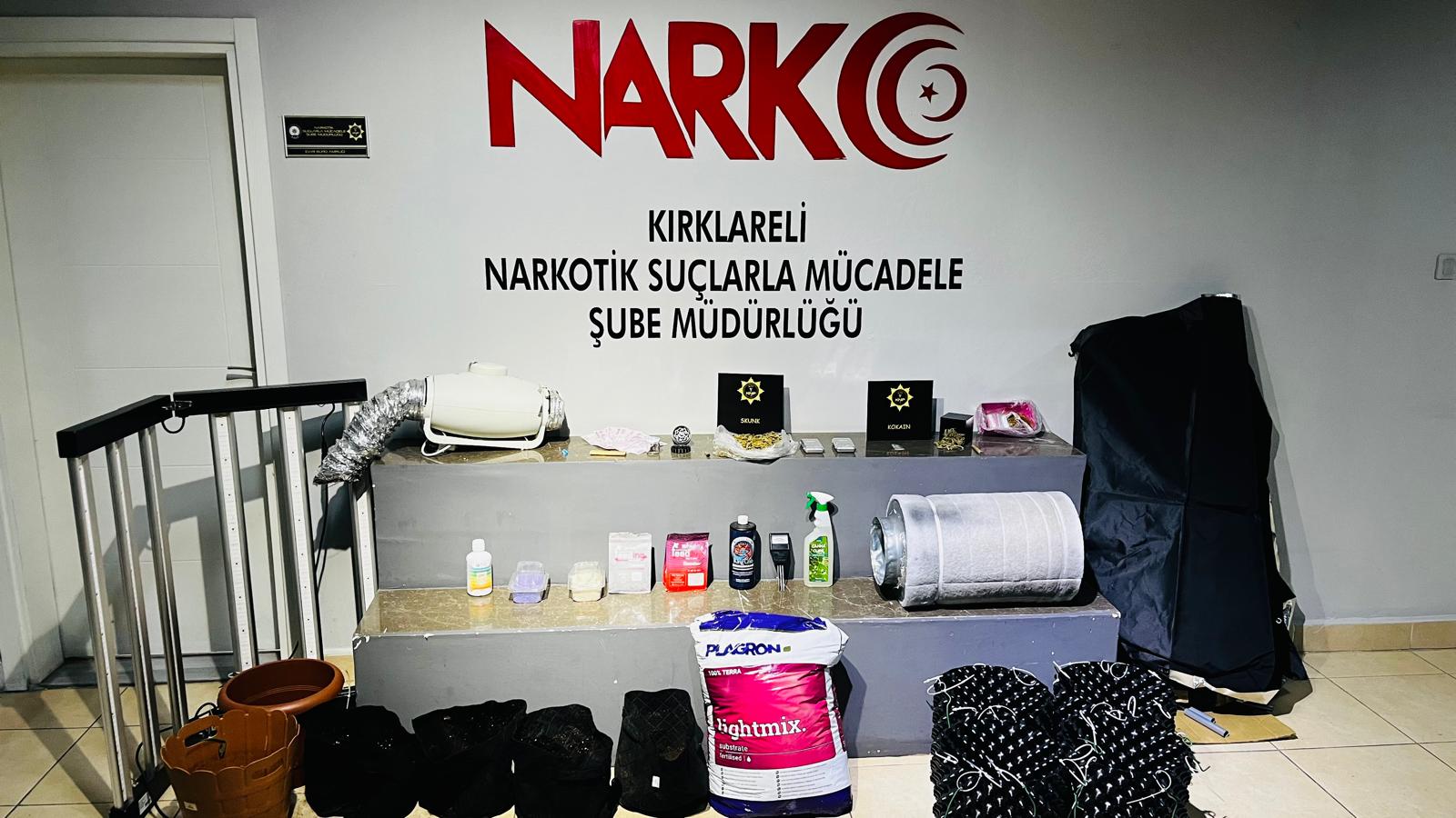 Kırklareli'nde uyuşturucu operasyonunda yakalanan 13 zanlıdan 3'ü tutuklandı