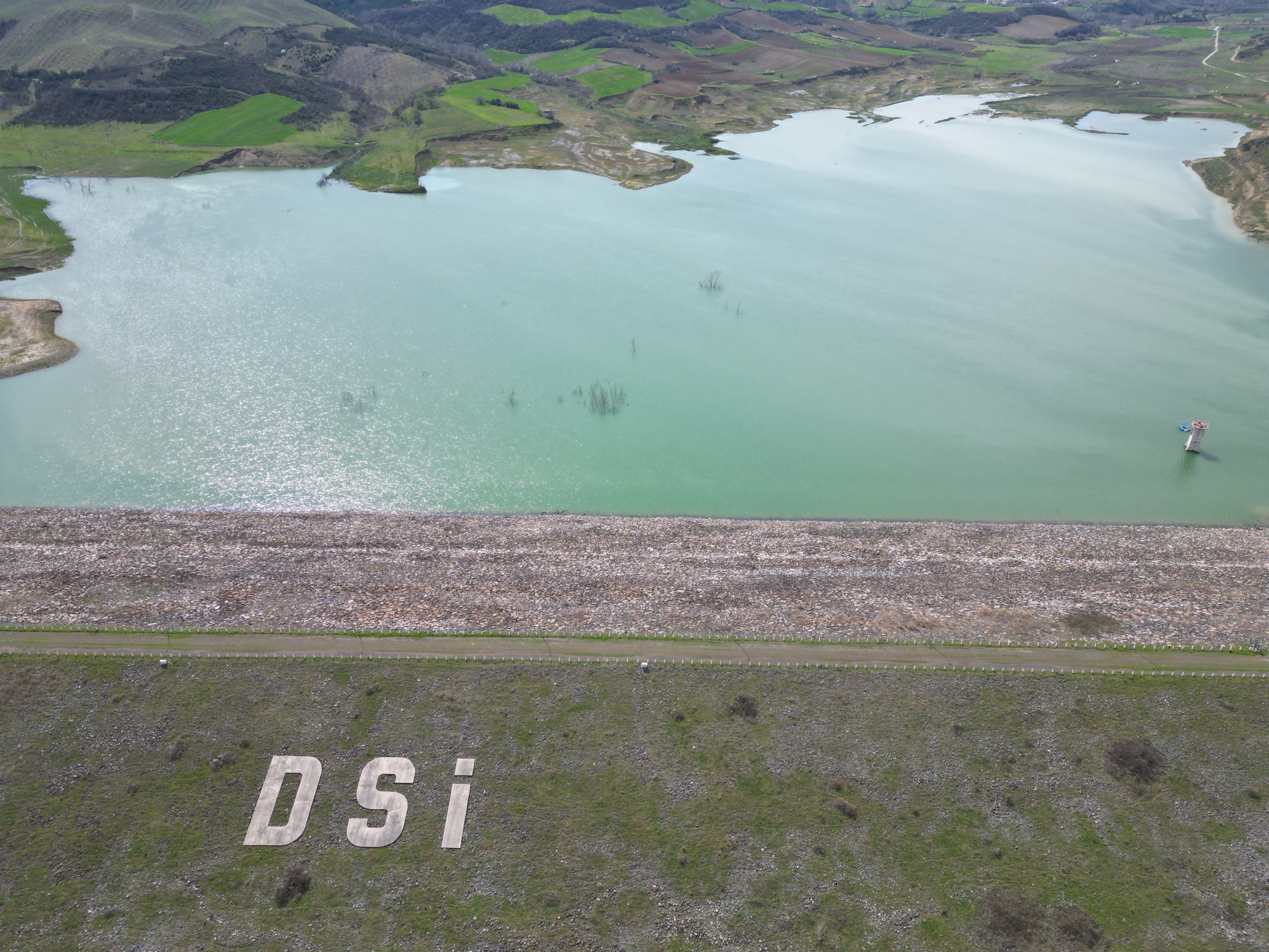 Tekirdağ'da yağışlar baraj ve göletlerin doluluk oranını artırdı