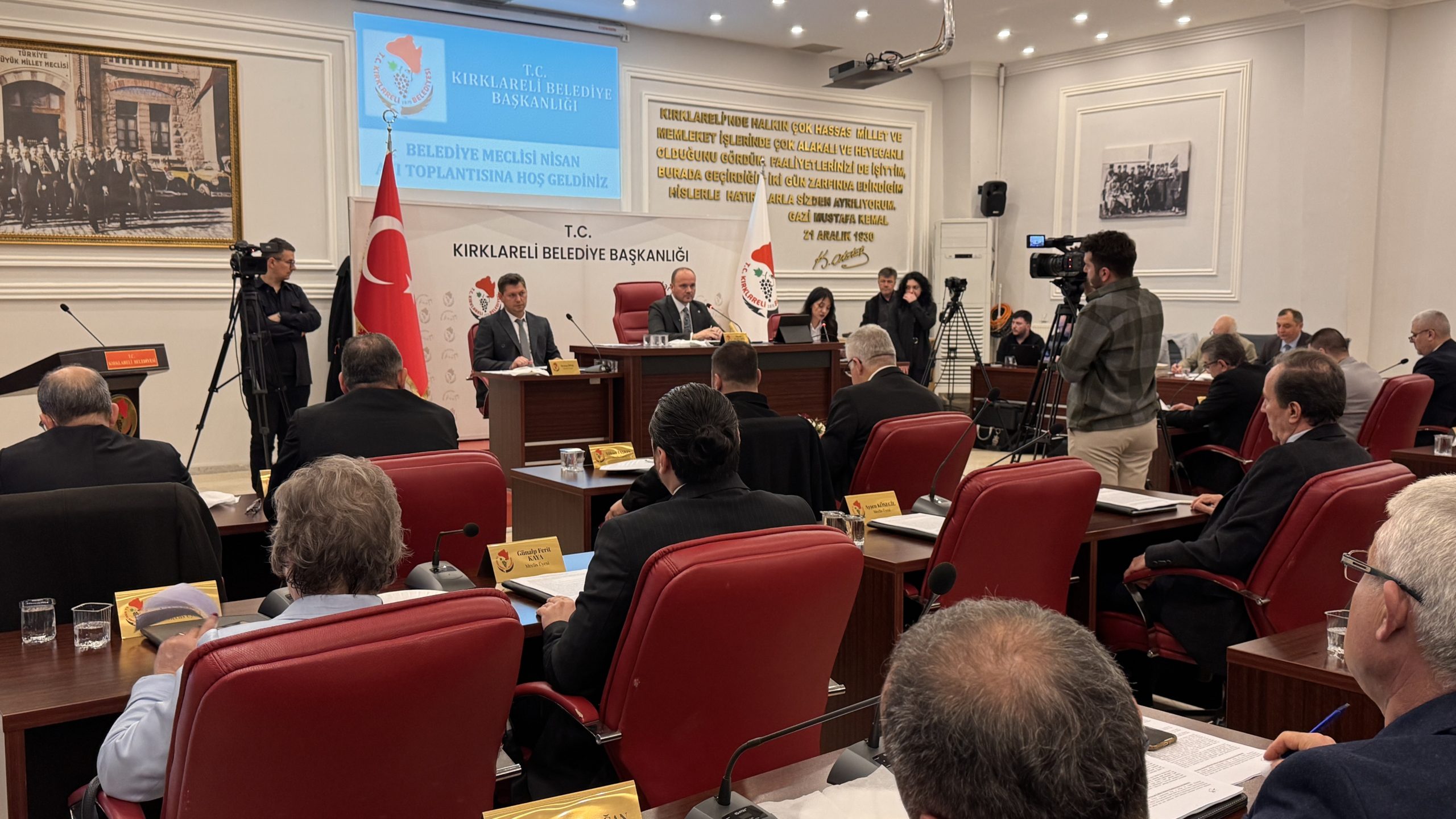 Kırklareli Belediye Meclisi toplantısı yapıldı