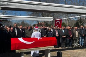 Tekirdağ'da yaşamını yitiren gazi emekli polisin cenazesi toprağa verildi