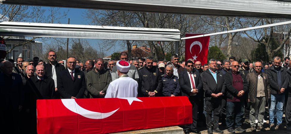 Tekirdağ'da yaşamını yitiren gazi emekli polisin cenazesi toprağa verildi