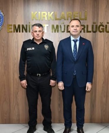 Kırklareli Belediye Başkanı Bulut, İl Emniyet Müdürü Çamuroğlu'nu ziyaret etti