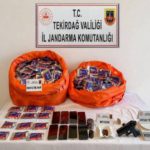 Tekirdağ merkezli uyuşturucu operasyonunda yakalanan 8 zanlı tutuklandı