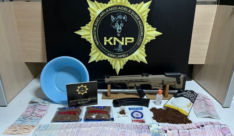 Kırklareli'nde uyuşturucu operasyonunda yakalanan 10 şüpheliden 4'ü tutuklandı