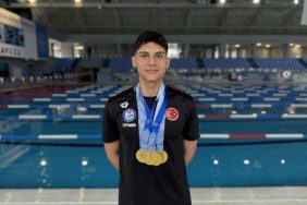 Milli yüzücü Emre Onuş yeni başarılar için çalışıyor