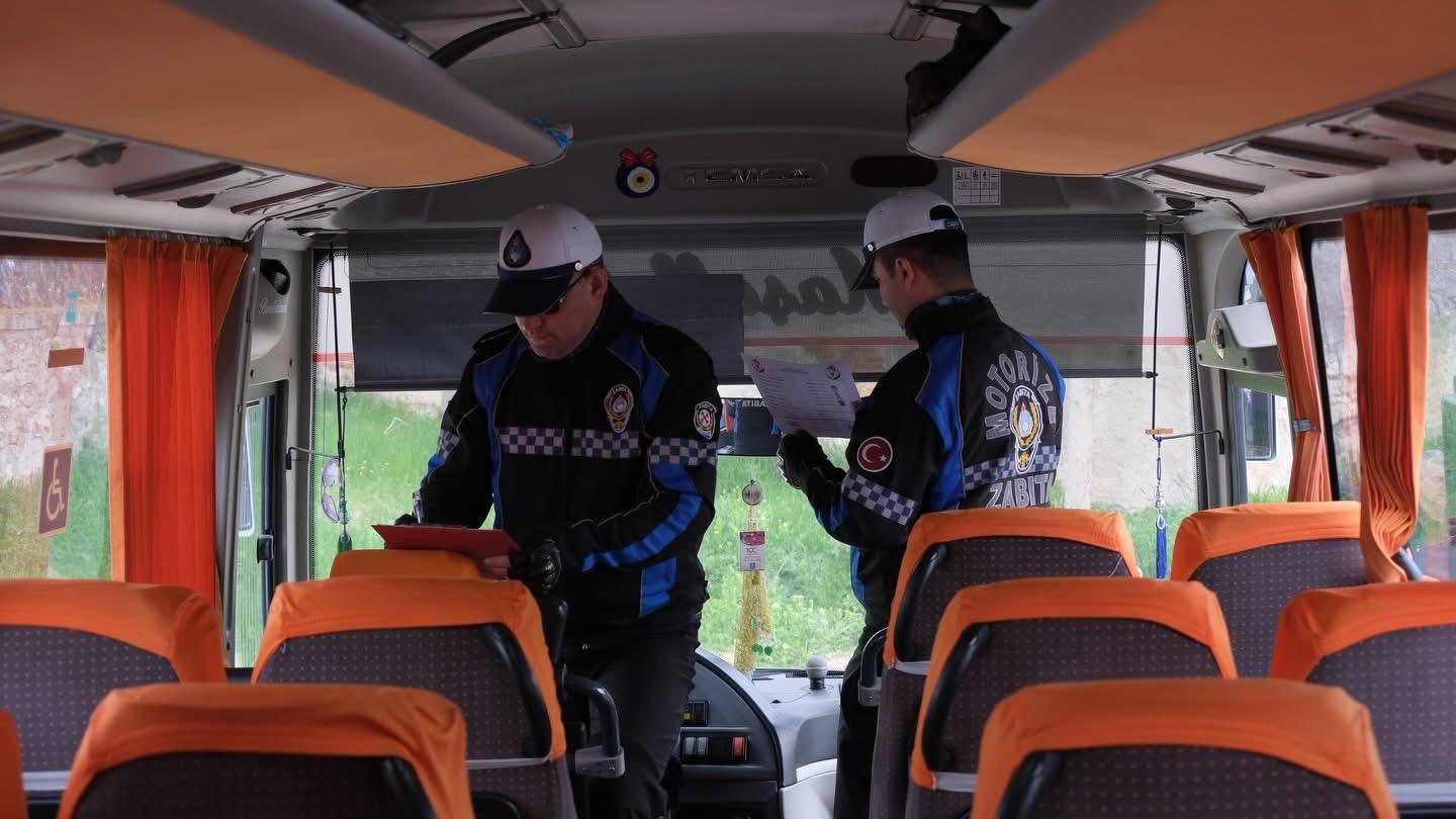 Kırklareli'nde öğrenci servisleri denetlendi