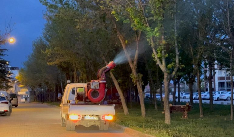 Kırklareli'nde haşere ve sineklere karşı ilaçlama