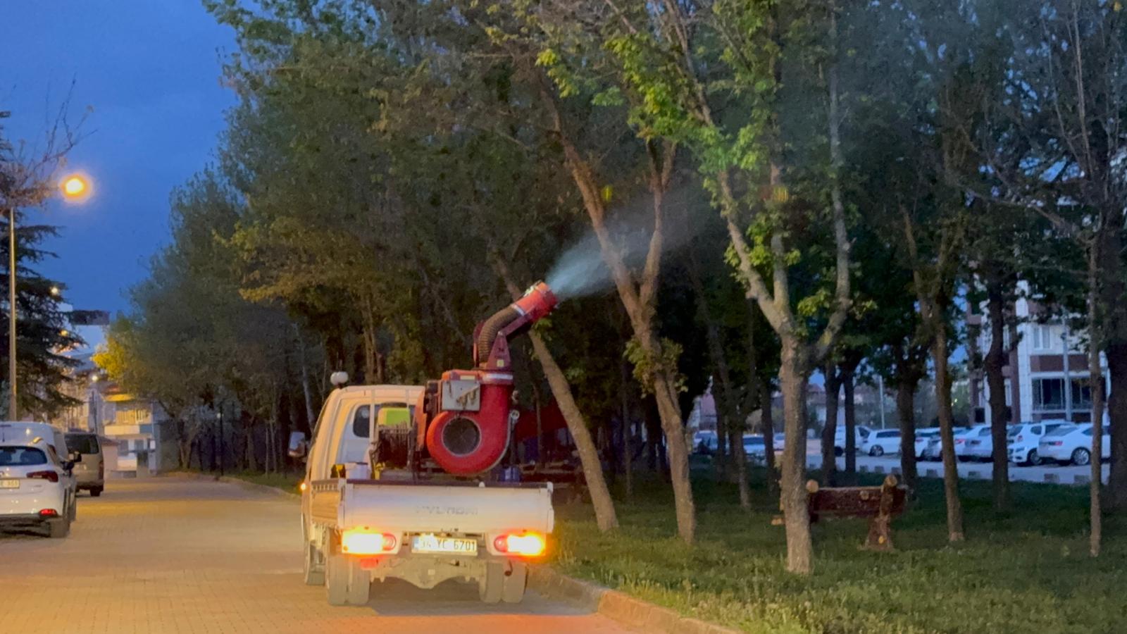 Kırklareli'nde haşere ve sineklere karşı ilaçlama