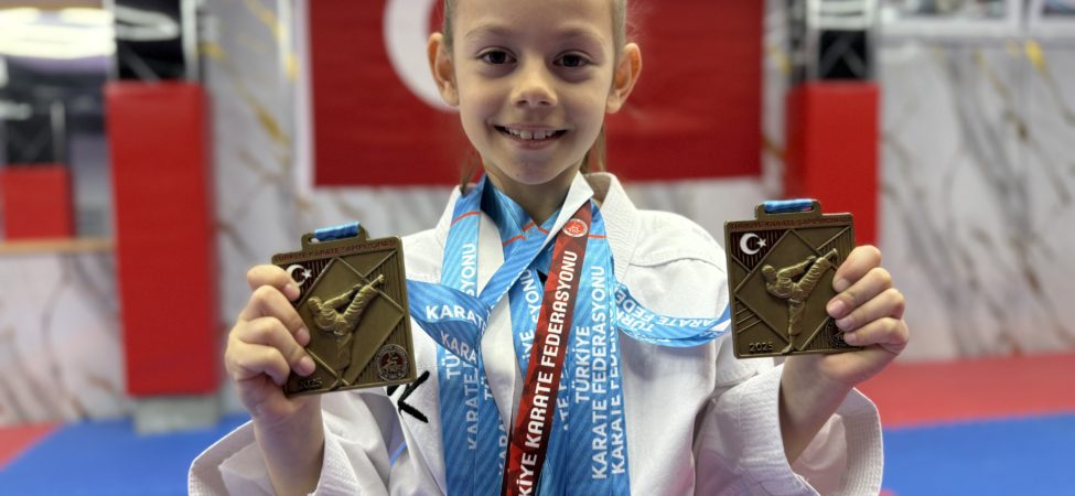 Minik milli karateci Ayza Akgün’ün hedefi Balkan şampiyonluğu