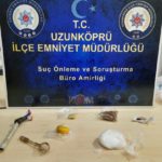 Uzunköprü’de evinde uyuşturucu bulunan şüpheli tutuklandı