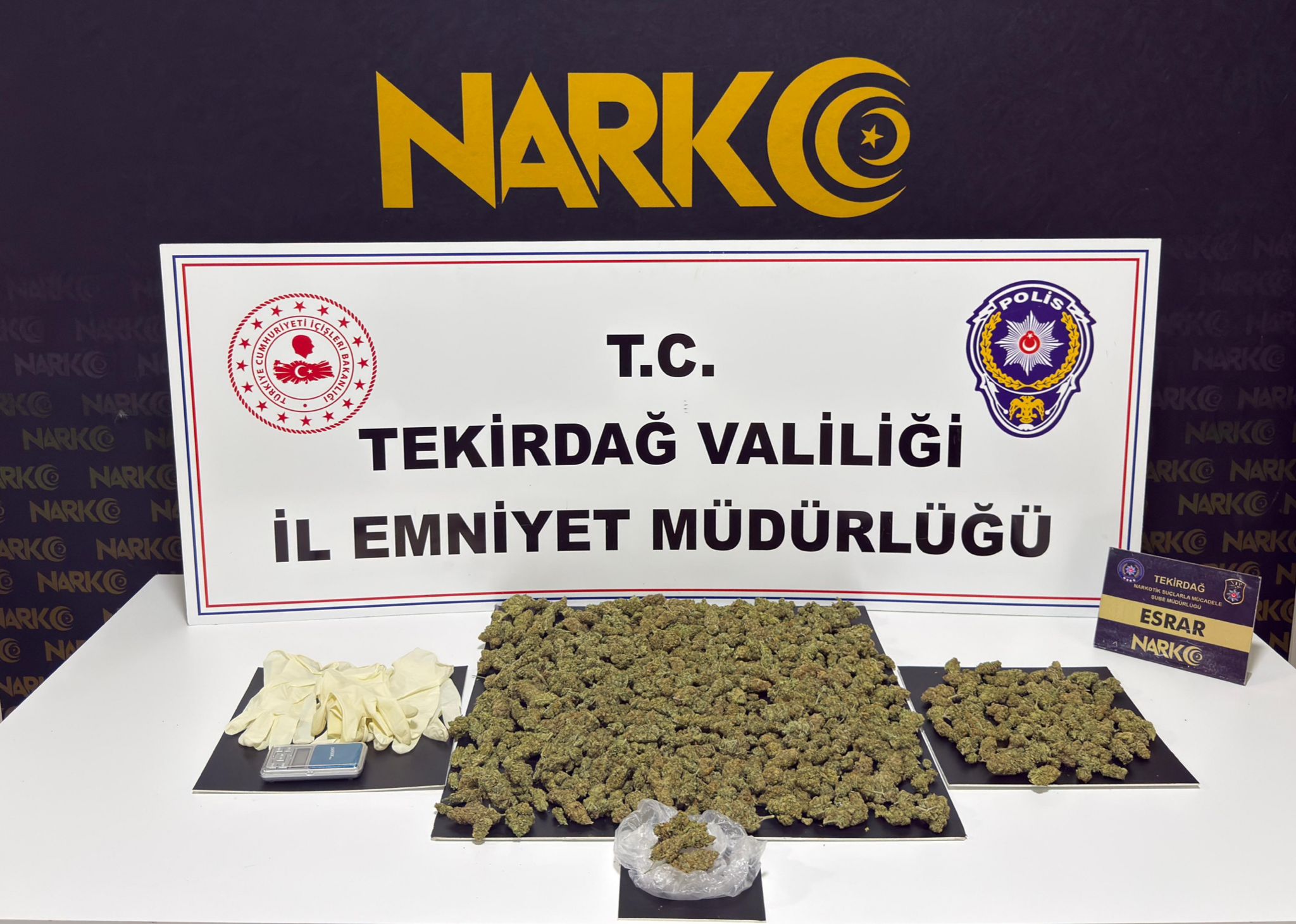 Tekirdağ'da uyuşturucu operasyonlarında 15 şüpheli tutuklandı