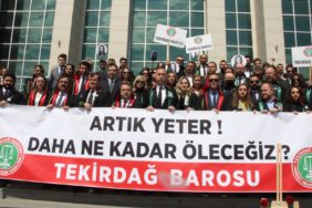 Avukat Hatice Kocaefe'nin öldürülmesi Tekirdağ'da protesto edildi